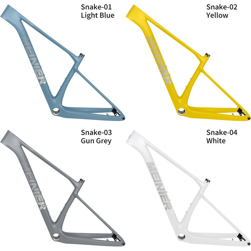 Carbon MTB Frame 29er Boost Hardtail T47 UDH Hanger Top 1-1/2'' Down 1-1/2''