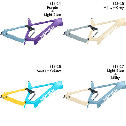 29 MTB Suspension Carbon Frame Compatible Mid Bafang M500 M600 Motor Battery