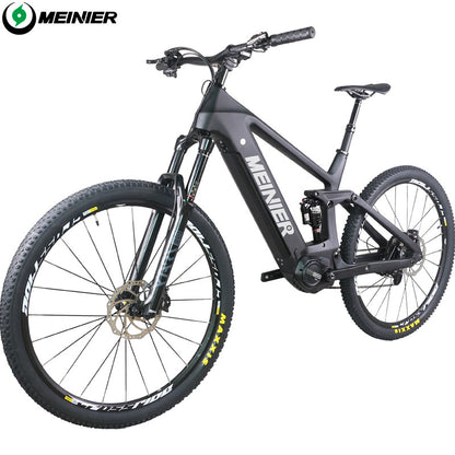 29 MTB Suspension Carbon Frame Compatible Mid Bafang M500 M600 Motor Battery