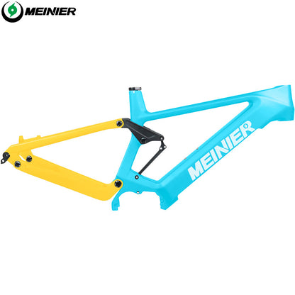 29 MTB Suspension Carbon Frame Compatible Mid Bafang M500 M600 Motor Battery