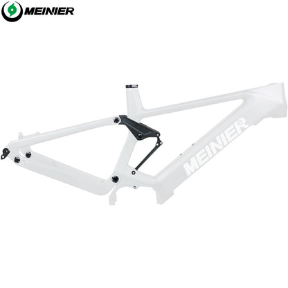 29 MTB Suspension Carbon Frame Compatible Mid Bafang M500 M600 Motor Battery