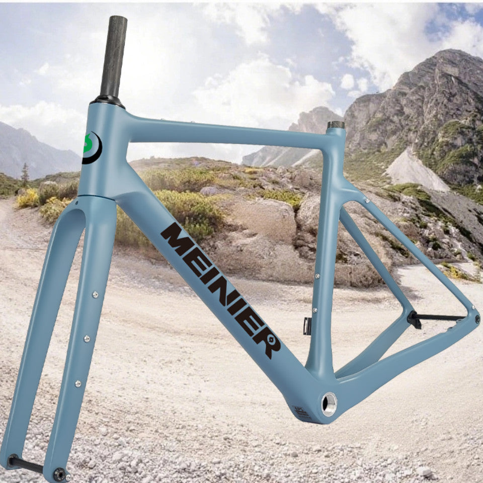 Carbon Bicycle Frame Disc Brake Road Frame 700C x47C Gravel Bike Frameset