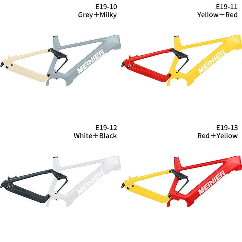 29 MTB Suspension Carbon Frame Compatible Mid Bafang M500 M600 Motor Battery