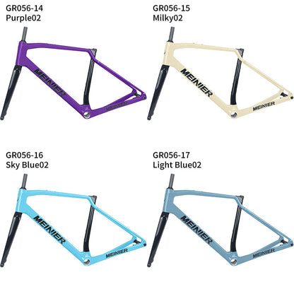 Gravel Bike Frame 700C Internal Cable Disc Brake Carbon Gravel Bike Frameset T47