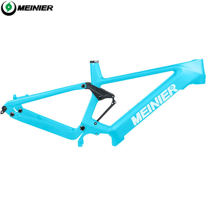 29 MTB Suspension Carbon Frame Compatible Mid Bafang M500 M600 Motor Battery