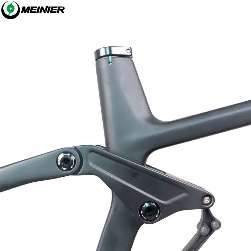 29 MTB Suspension Carbon Frame Compatible Mid Bafang M500 M600 Motor Battery