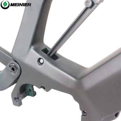 29 MTB Suspension Carbon Frame Compatible Mid Bafang M500 M600 Motor Battery