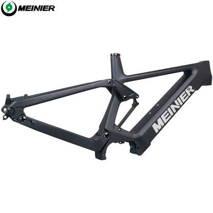29 MTB Suspension Carbon Frame Compatible Mid Bafang M500 M600 Motor Battery