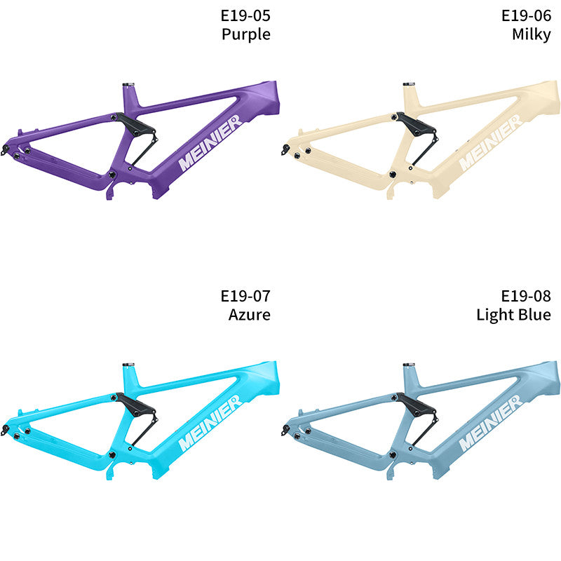 29 MTB Suspension Carbon Frame Compatible Mid Bafang M500 M600 Motor Battery