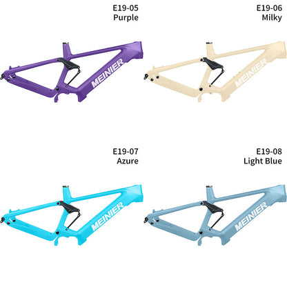 29 MTB Suspension Carbon Frame Compatible Mid Bafang M500 M600 Motor Battery