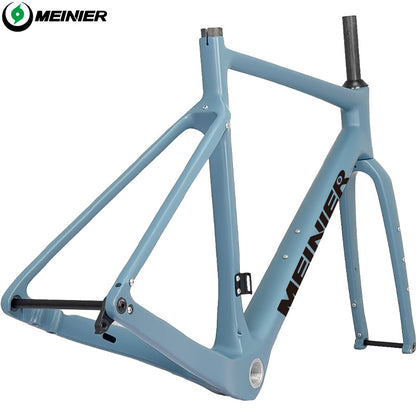 Carbon Bicycle Frame Disc Brake Road Frame 700C x47C Gravel Bike Frameset