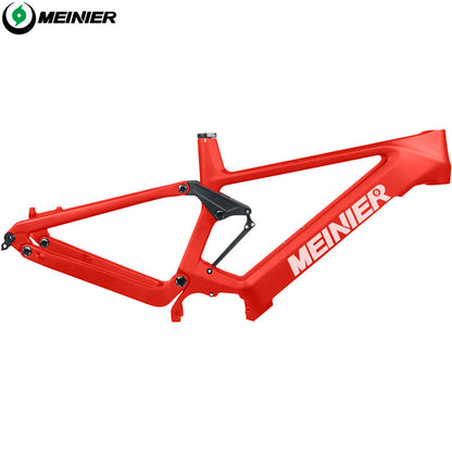 29 MTB Suspension Carbon Frame Compatible Mid Bafang M500 M600 Motor Battery