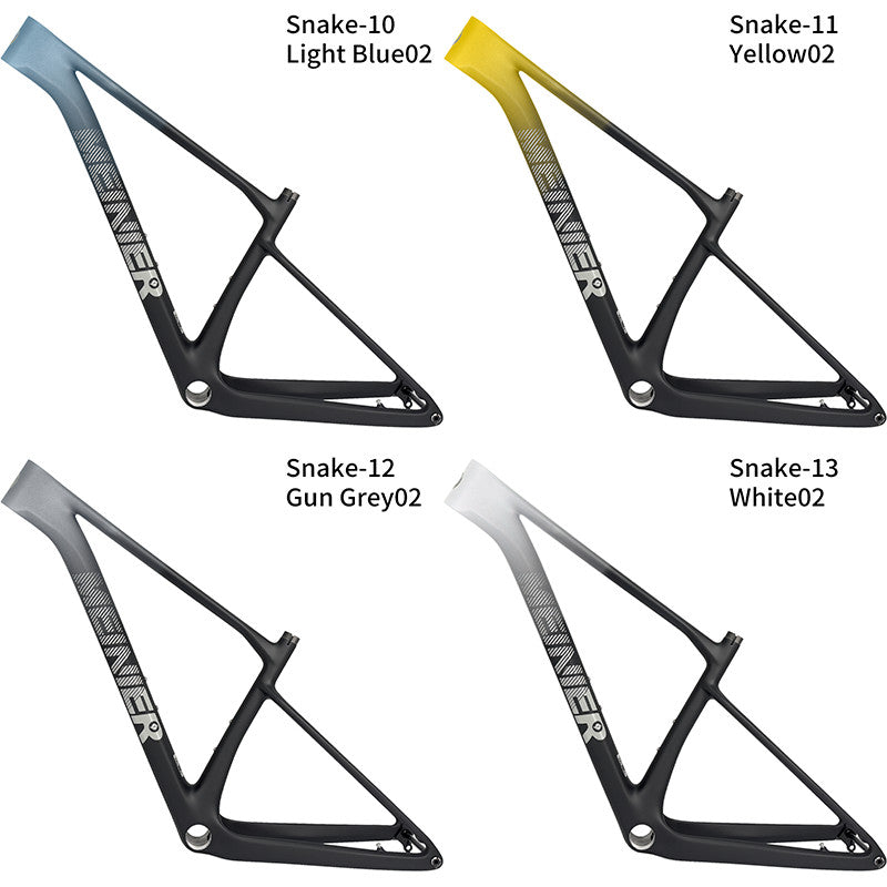 Carbon MTB Frame 29er Boost Hardtail T47 UDH Hanger Top 1-1/2'' Down 1-1/2''
