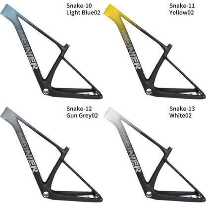 Carbon MTB Frame 29er Boost Hardtail T47 UDH Hanger Top 1-1/2'' Down 1-1/2''