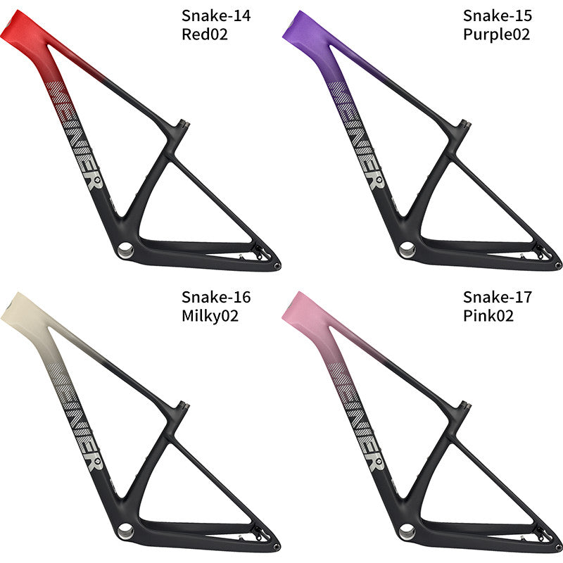Carbon MTB Frame 29er Boost Hardtail T47 UDH Hanger Top 1-1/2'' Down 1-1/2''