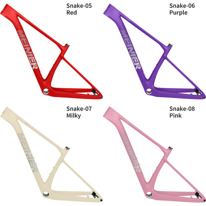 Carbon MTB Frame 29er Boost Hardtail T47 UDH Hanger Top 1-1/2'' Down 1-1/2''
