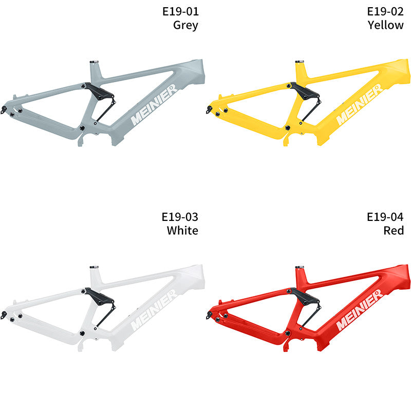 29 MTB Suspension Carbon Frame Compatible Mid Bafang M500 M600 Motor Battery