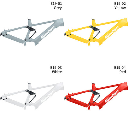 29 MTB Suspension Carbon Frame Compatible Mid Bafang M500 M600 Motor Battery